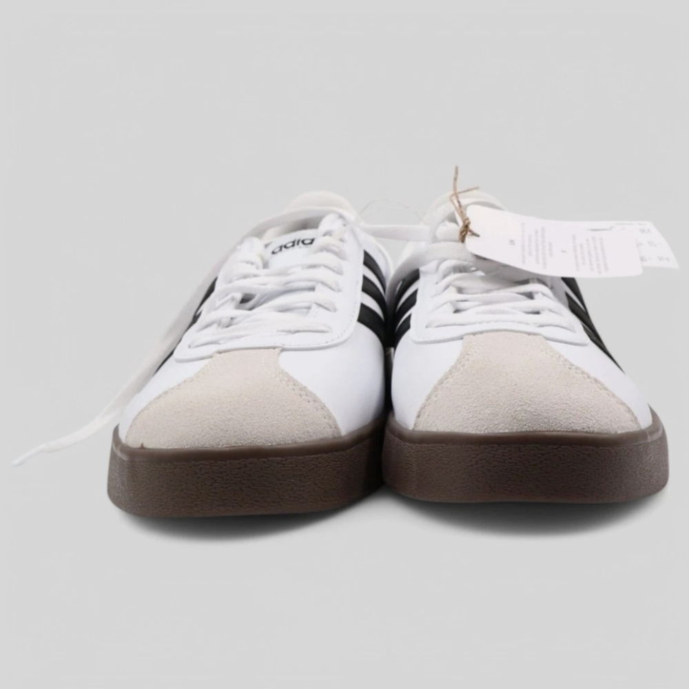 Adidas Women's size 11 VL Court  3.0 Shoes-Cloud White/Core Black/Grey One-NWT - Picture 12 of 16